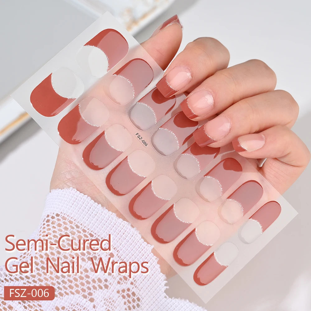 Gel nail wrap starter pack.
